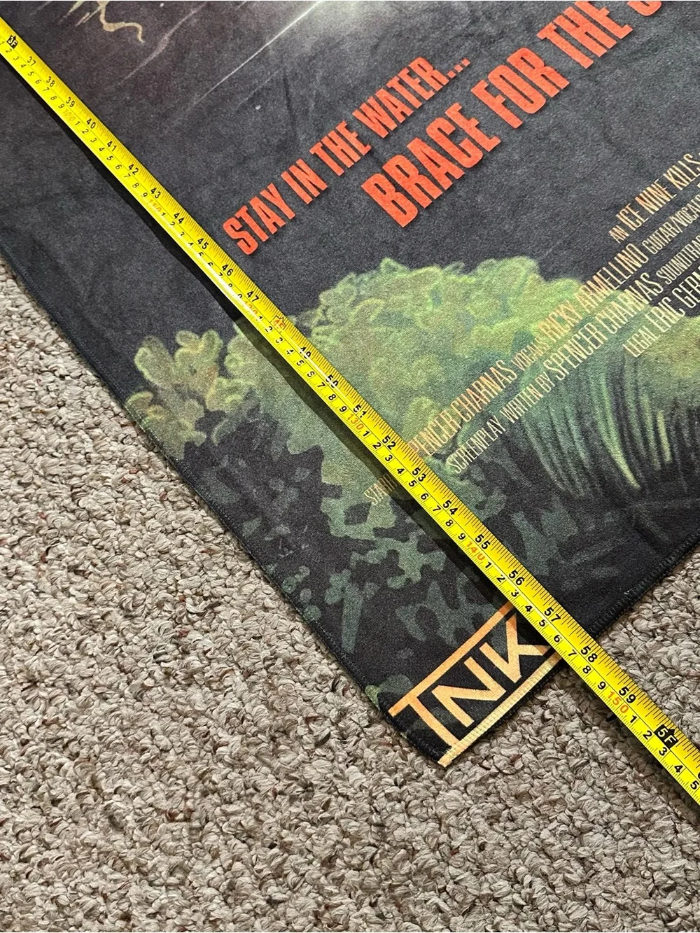 Ice Nine Kills 'Pool of Blood' Beach Towel - Rare Official Metal Tour Merch